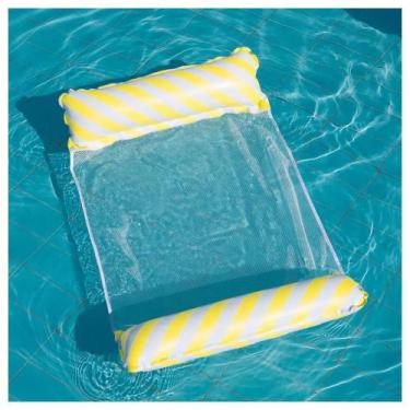 Imagem de Boia Rede Inflável, Cadeira Para Piscina, Espreguiçadeira Cama Flutuan
