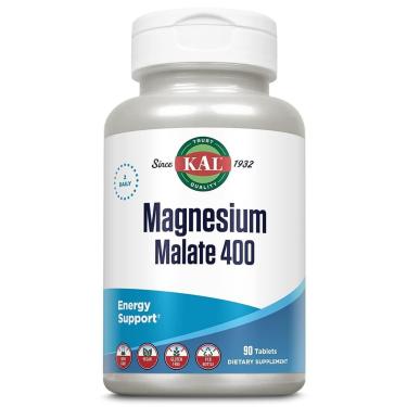 Imagem de Suplemento KAL de malato de magnésio 400 mg com ácido málico 90 comprimidos-Unissex