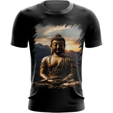 Imagem de Camiseta Dryfit Estátua de Buda Iluminado Religião 24 - Kasubeck Store