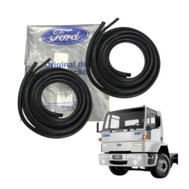 Imagem de Par Borracha Porta Ford Cargo Medio/ Pesado- 86/19 Original