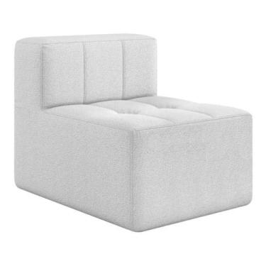 Imagem de Sofá Modulado Na Caixa 1 Lugar 77cm Espuma D33 Multimóveis CR45350 Bra