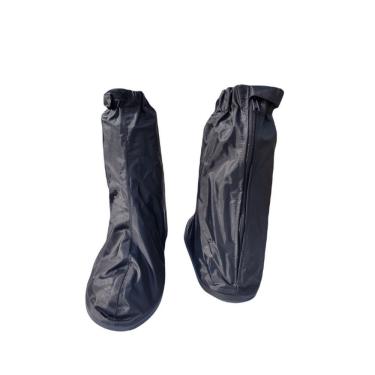 Imagem de Polaina Bota Galocha Impermeável OEM Protetor Calçado Chuva Moto Motoboy Nylon Tamanho 2XL Preto Motociclista