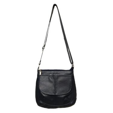 Imagem de Bolsa Transversal Direto De Fábrica Topgrife Atacado Couro Cor Azul Marinho Tamanho único