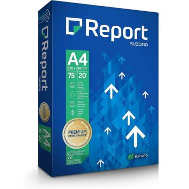 Imagem de Papel Sulfite Report Premium A4 75G com 500 Folhas para Relatórios, Orçamentos e Trabal...