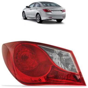Imagem de Lanterna Traseira Sonata 2011 A 2014 Bicolor Canto - Automotive Import