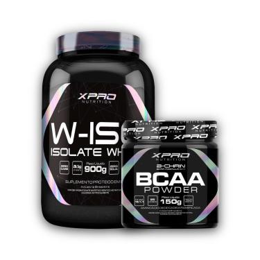 Imagem de Kit Whey Protein Isolado W-Iso 900g + BCAA Powder 150g - XPRO Nutrition-Unissex