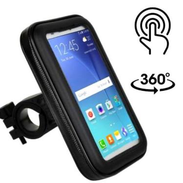 Imagem de Suporte Impermeavel Celular Bicicleta Bike Moto Smartphone Gps Case A 