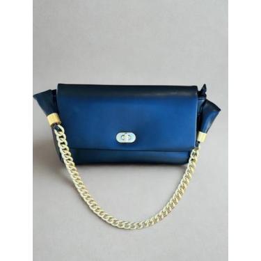 Imagem de Bolsa couro eco v&v finder preto, Preto, UN