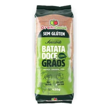 Imagem de Pão Batata-doce Com Grãos S/ Glúten Zero Lactose Grani Amici Ancestral
