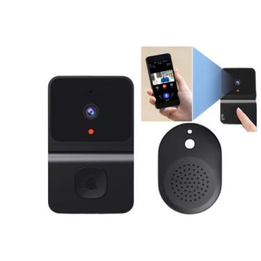 Imagem de Campainha Câmera Kit Wifi Sem Fio Áudio Interfone Portão