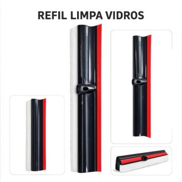 Imagem de Refil Para Limpa Vidros Articulado 2 em 1 Limpa e Seca Superpro
