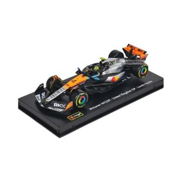 Imagem de 1:43 Bburago 2025 F1 MCL39 McLaren British GP Carro De Brinquedo Model