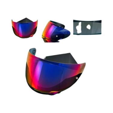 Imagem de Visor De Capacete De Motocicleta Durável, À Prova De Vento E Com Prote