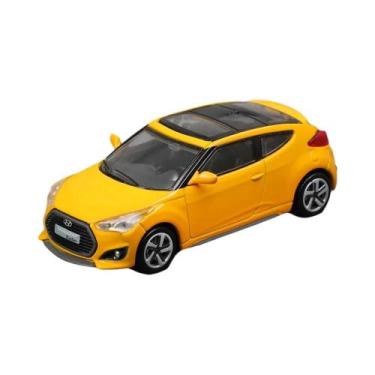Imagem de Modelo De Carro Esportivo De Luxo Em Metal Fundido 1/64 Com Caixa De E