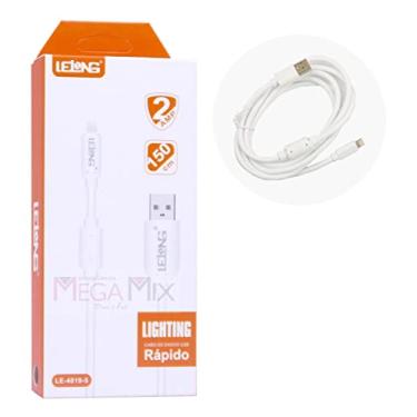 Imagem de Cabo Tipo-C Lightning de 1M para Iphone 11 Lelong Max-0306 - Rápido 2.4A