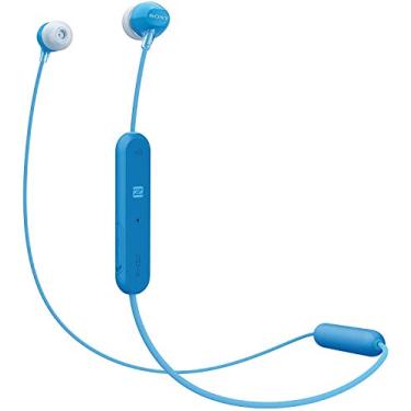 Imagem de Sony Fones de ouvido intra-auriculares sem fio WI-C300, azul (WIC300/L)