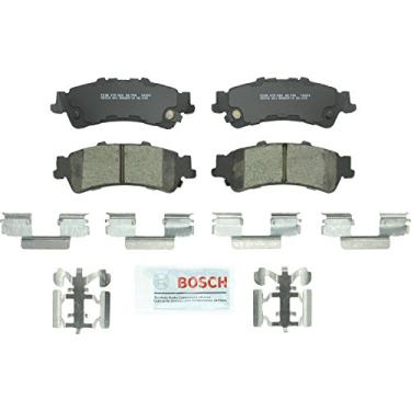Imagem de BOSCH BC792 QuietCast Conjunto de pastilhas de freio a disco de cerâmica premium - compatível com Cadillac Escalade selecionado; Chevrolet Astro, Avalanche, Silverado, Suburban, Tahoe; GMC Safari,