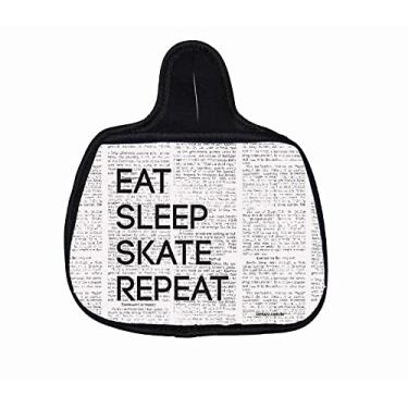 Imagem de Lixo Car Lixeira Carro Neoprene Personalizado Skate Eat Sleep Skate Repeat
