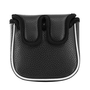 Imagem de Big Teeth Capa de taco para taco de golfe para taco de golfe High MOI Big Size Equipment Model Tour Taylormade Ghost Spider Cleveland Huntington Beach #6 (preta)