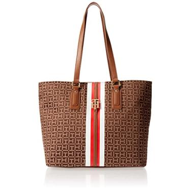 Imagem de Tommy Hilfiger Bolsa feminina Jaden Plus, Castanho/Tanino, One Size, Bolsa Jaden Plus