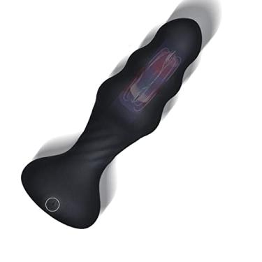 Imagem de Vibrador Plug Anal Unissex Estimulador Controle Remoto Sem Fio 7 Frequências Sexuais Zatla