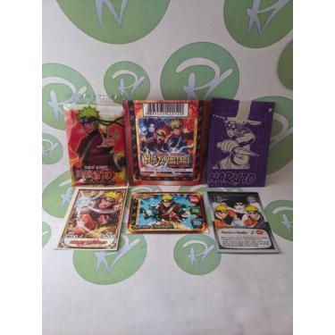 Imagem de Naruto - Card Game / Figurinhas - Kit 50 Pacotes Com 4 Cards Cada (200