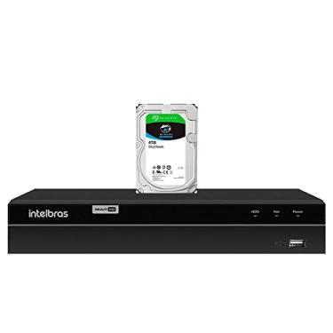 Imagem de Dvr 8 canais Mhdx 1208 Com Detecção Inteligente de Movimento + Hd 4tb Seagate Surveillance Skyhawk