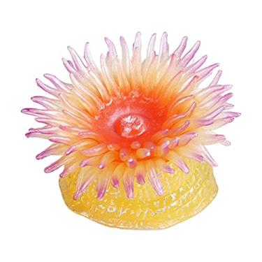 Imagem de Sea Life Anêmona Lembrancinhas para Festa Decoração de Tanque de Peixes Coleção de Brinquedos Educativos Animais Marinhos Estatuetas de Animais, ampla