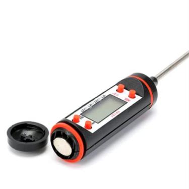 Imagem de Termômetro Culinário Digital Espeto Alimento Cozinha Frango Carne Bebidas Líquido Até 300º SYANG