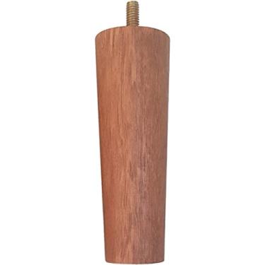 Imagem de Conjunto 7 Pés Fixo para Cama Box Casal para Moveis Box Solteiro 13cm Dimader Mel