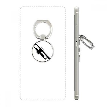 Imagem de Suporte de anel de telefone com som de vitalidade de música clássica, suporte de argola ajustável