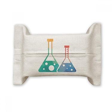 Imagem de Bolsa de linho de algodão com estampa de química para dois cônicos