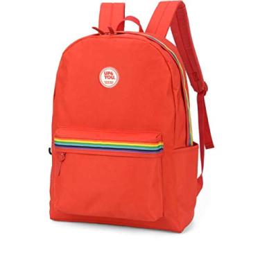 Imagem de Mochila de Costas, Luxcel, Up4you, Grande, Vermelha