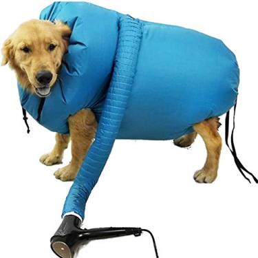 Imagem de Secador de cachorro Puff and Fluff, caixa de secagem para animais de estimação, ferramenta de secagem de secador de cabelo, ferramenta profissional Protable Fast Easy Blower (Protable Fast Easy Blower (EUA)