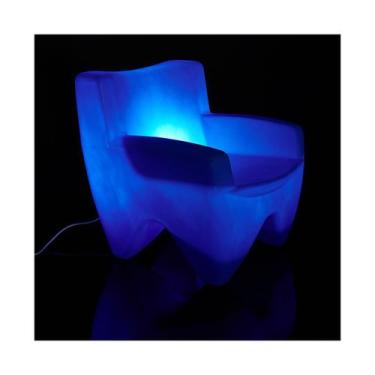 Imagem de Poltrona Decorativa De Plástico Joker Iluminada Freso Azul