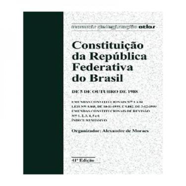 Imagem de Constituicao Da Republica Federativa Do Brasil - 41 Ed - Atlas - Jurid