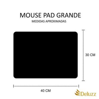 Imagem de Mouse Pad Grande Personalizado Desenho Abstrato 30X40cm - Deluzz