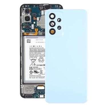 Imagem de YUNCHAO Acessórios telefônicos Para o for SAMSUNG Galaxy A23 5G SM-A236A Tampa traseira original da bateria com a capa da lente da câmera Substituição do telefone celular