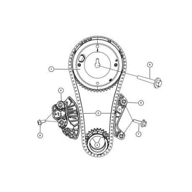 Imagem de Roda dentada Mopar 5302 2317AC, cronômetro do motor