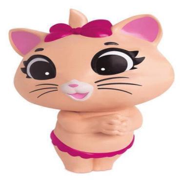 Boneca Gata Pilou Desenho Animado 44 Gatos Em Vinil 30cm em