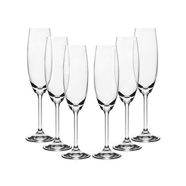 Imagem de Conjunto de Taças para Champagne Bohemia em Cristal 220 ml - 6 Peças
