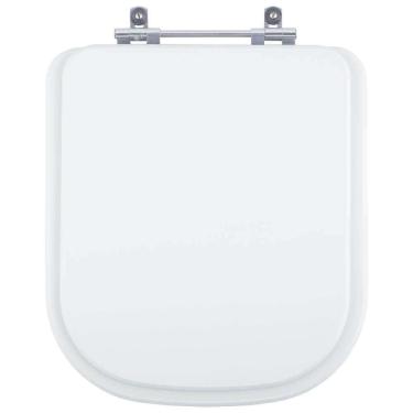 Imagem de Tampa De Vaso Sanitário Laqueado Lyon Branco Para Bacia Sensea