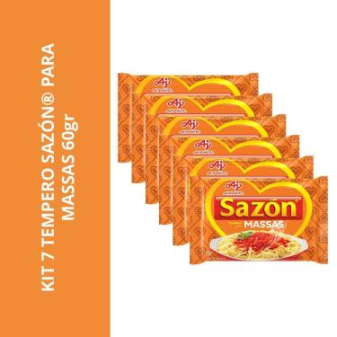 Imagem de Kit 7 Tempero Sazón Para Massas 60Gr