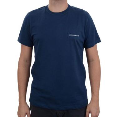 Imagem de Camiseta Masculina Aeropostale Mc Azul Marinho - 879