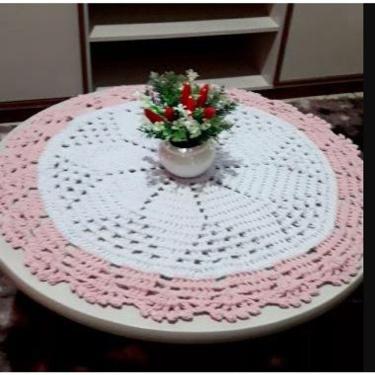 Imagem de toalhinha de crochê / centro de mesa de crochê / Sousplat em crochê /Decoração Casa, sala, cozinha