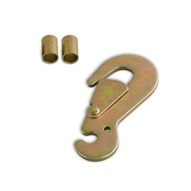 Imagem de JOYOKYOPK 1 pacote com gancho de pressão plano de controle de carga para substituição de catraca de liberação rápida para alça de amarrar (1 gancho de pressão plano)