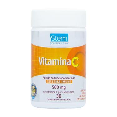 Imagem de Vitamina C 500mg (30 Comprimidos) - Stem Pharmaceutical-Unissex