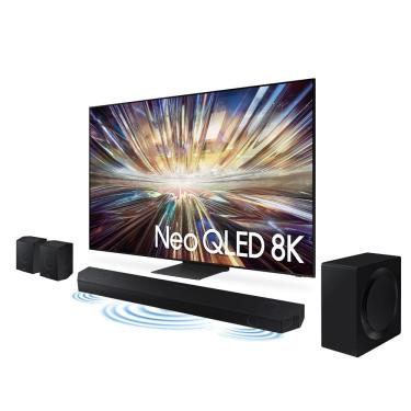 Imagem de Combo Samsung AI Big TV 75&quot; Neo QLED 8K 75QN800D 2024 + Soundbar HW-Q990D