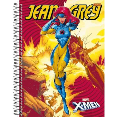 Imagem de Caderno Universitário X-Men 10 Matérias Capa Dura Escolar