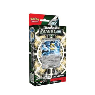 Imagem de Deck De Batalha Pokémon TCG Melmetal Ex, Cor: Estampado - Copag